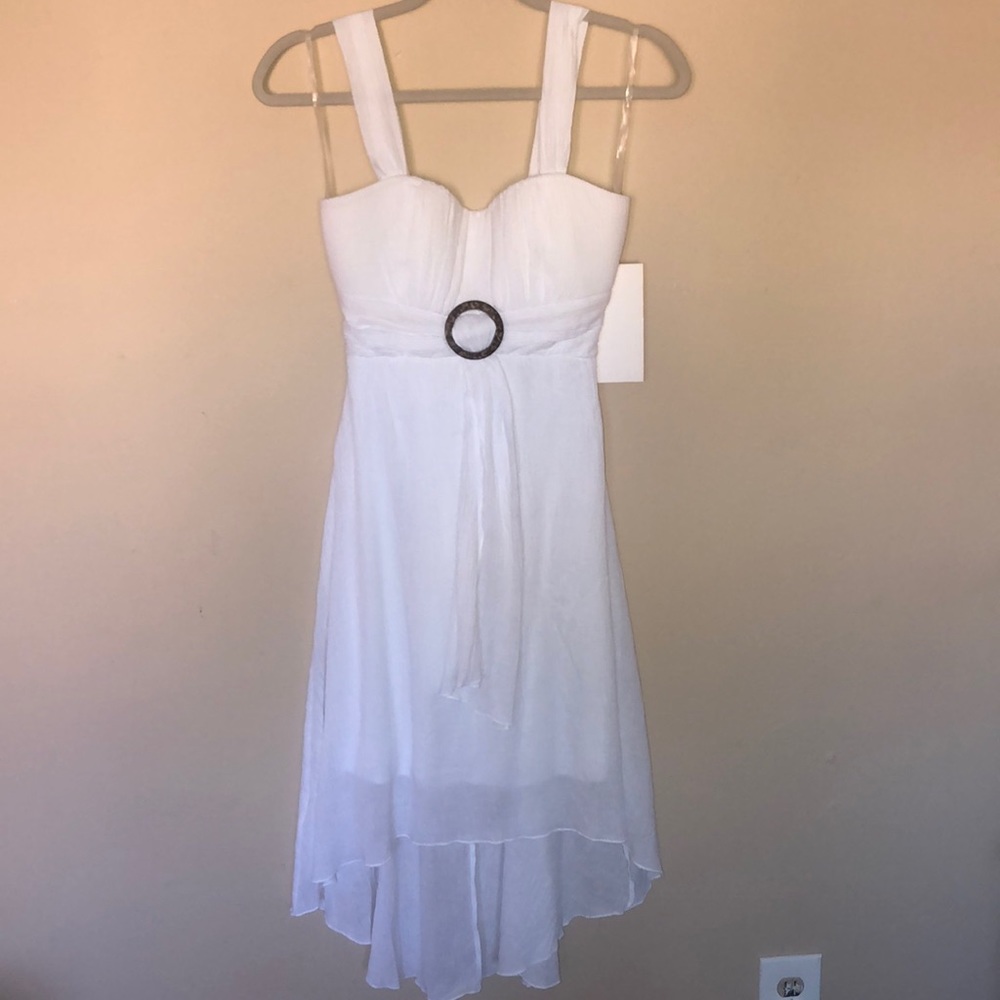 Emerald Sundae white dress
